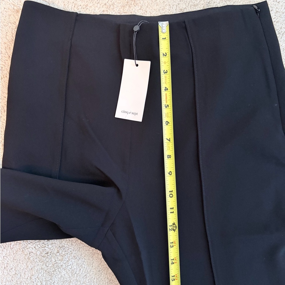 Cinq à Sept Billie Pants Black Tailored Flare Women’s Size 10 NWT MSRP $325 - Picture 12 of 15